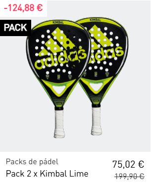 adidas padel descuento estudiante